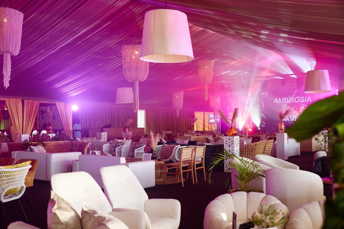 Ambrosia Haven marquee detail